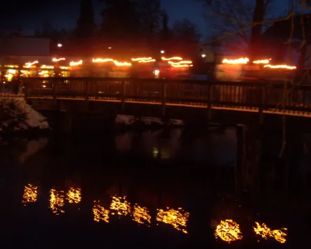 Mystische Fackelwanderung durchs Wurzacher Ried