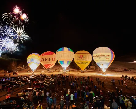 Ballonglühen im Tannheimer Tal