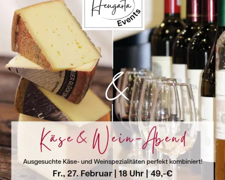 Käse- & Wein-Abend im HEUgarta Wiggensbach