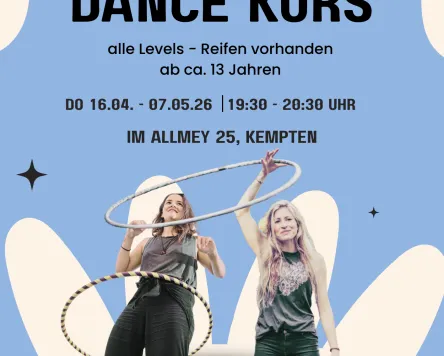 Hula Hoop Dance Kurs im Phönix Studio Kempten