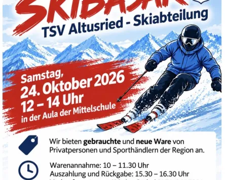 Skibasar des TSV Altusried in der Mittelschule