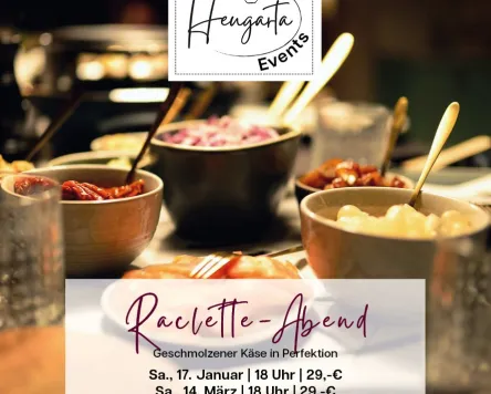 Raclette Abend im HEUgarta Wiggensbach