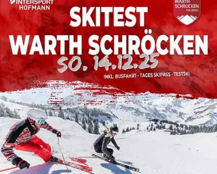 Skitesttag in Warth am Arlberg