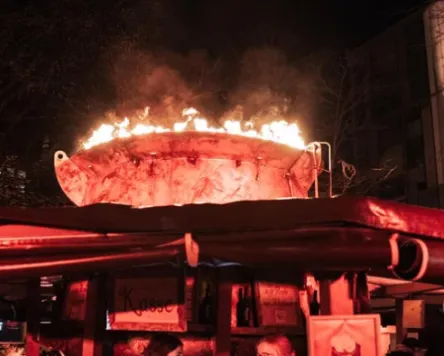 Weltgrößte Feuerzangenbowle in Riezlern