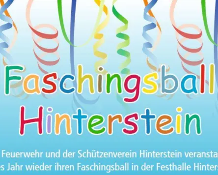 Faschingsball in der Festhalle Hinterstein