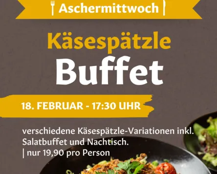Käsespätzle-Buffet in Bad Wurzach