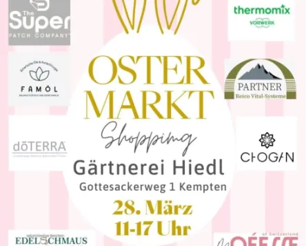 Ostermarkt in der Gärtnerei Hiedl Kempten