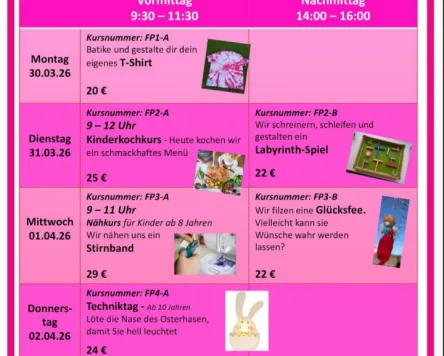 Kinderferienprogramm im Kempodium Kempten