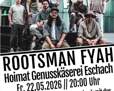 Rootsman Fyah in der Hoimat Genusskäserei Eschach