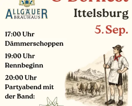 Schnitthahnenrennen & Dorffest in Ittelsburg