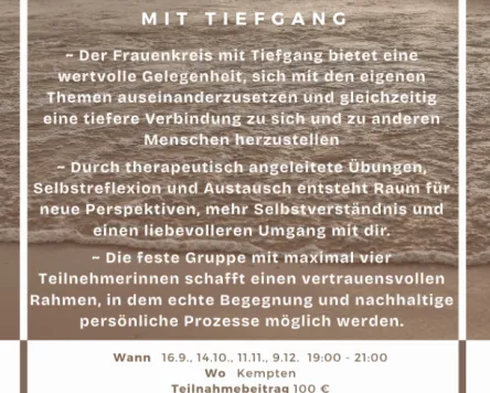 Frauenkreis mit Tiefgang in Kempten