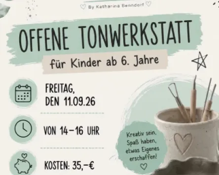 Offene Tonwerkstatt bei TonArt Durach