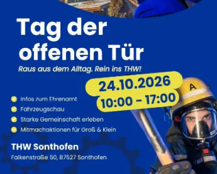 Tag der offenen Tür beim THW Sonthofen