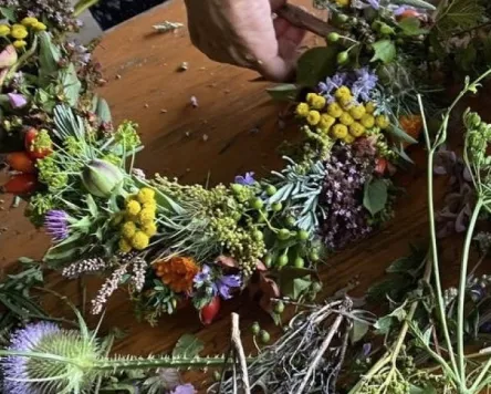 Sommerkränze binden Rapunzel Legau