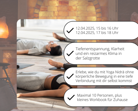 Yoga Nidra in der Kemptner Salzgrotte