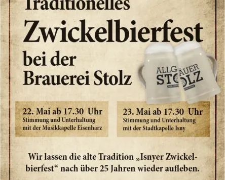 Zwickelbierfest bei der Brauerei Stolz in Isny