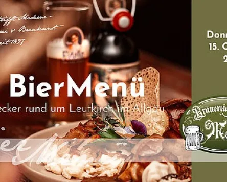 BierMenü Herbst im Gasthof Mohren Leutkirch