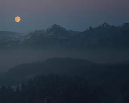 Vollmond am Neunerköpfle
