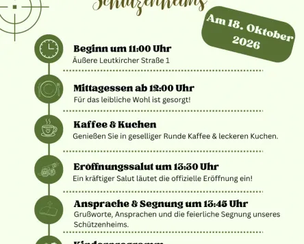 Einweihung des neuen Schützenheims in Altusried