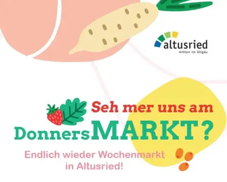 DonnersMARKT auf dem Rathausplatz in Altusried