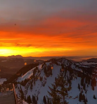Sonnenuntergangsfahrt auf den Hochgrat