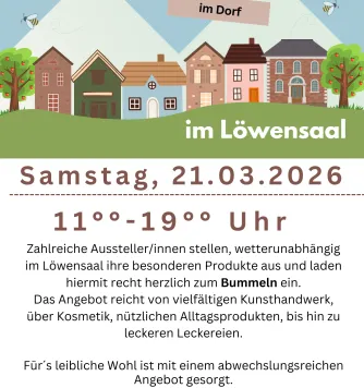 Legauer Frühlingsmarkt im Löwensaal