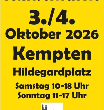 Kunstmarkt auf dem Hildegardplatz in Kempten