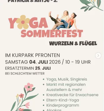 Yoga Sommerfest im Kurpark Pfronten