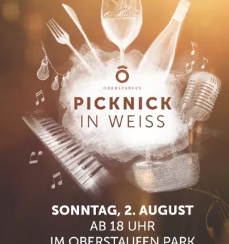 Picknick in Weiß in Oberstaufen