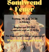Sonnwendfeuer in Käsers bei Altusried