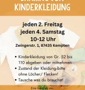 Kinderkleidertausch im Piepmatz Kempten