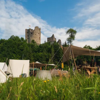 Burgfest auf der Burgruine in Immenstadt