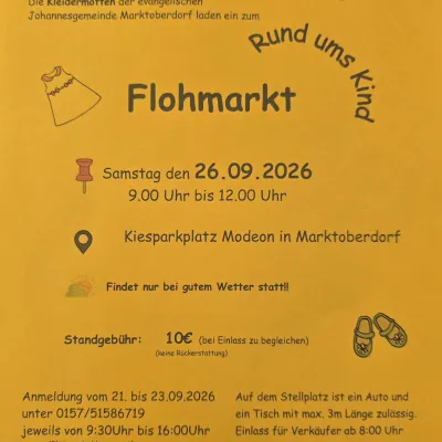 Flohmarkt rund ums Kind am MODEON Marktoberdorf