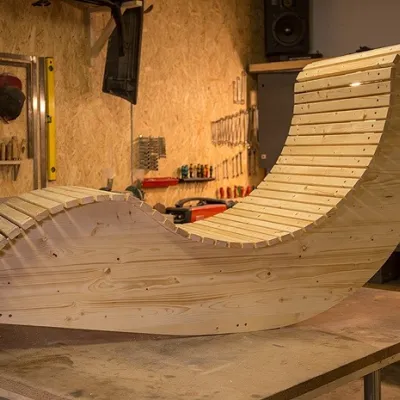 Wellness-Relaxingliege bauen im Kempodium