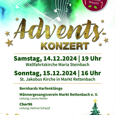 Adventskonzerte in Maria Steinbach und Markt Rettenbach