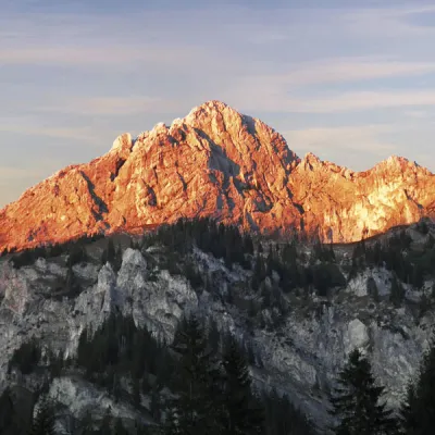 Alpenglühen - Tour mit Alphornblasen in Nesselwang