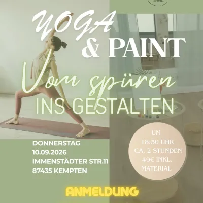 Yoga & Paint im The Inner Room Kempten