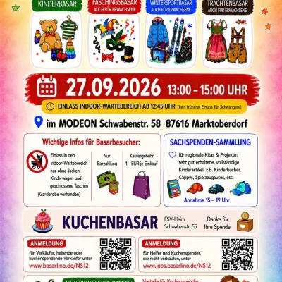 Kinder-, Ski-, Faschings- und Trachtenbasar im MODEON