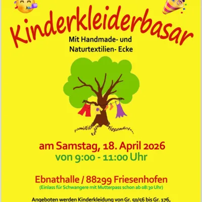 Kinder-und Jugendkleiderbasar  in Friesenhofen
