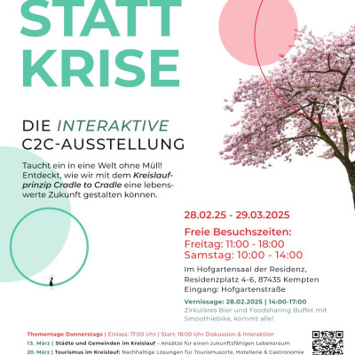 Kreis statt Krise – die interaktive Ausstellung in Kempten