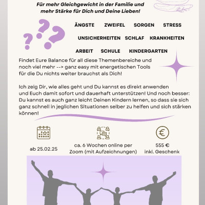 FamilienBalance – Energetische Ausbildung (Online)