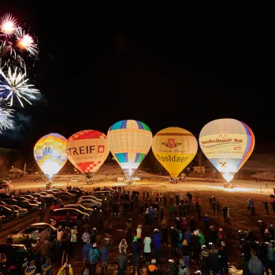 Ballonglühen im Tannheimer Tal
