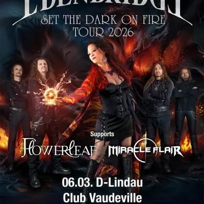 Edenbridge live im Club Vaudeville in Lindau
