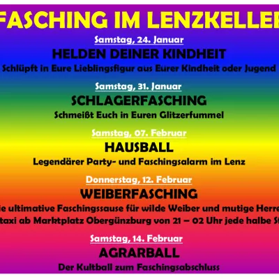Fasching im Lenzkeller Obergünzburg