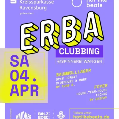 ERBA Clubbing in der Spinnerei Wangen