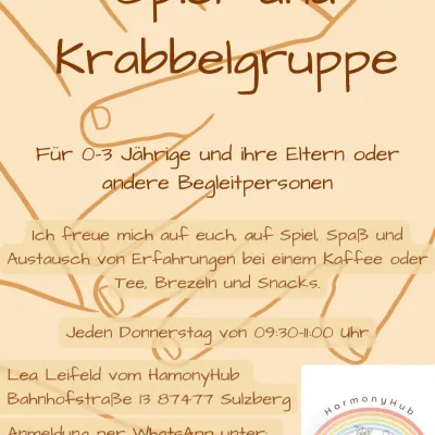 Spiel- und Krabbelgruppe im HarmonyHub Sulzberg