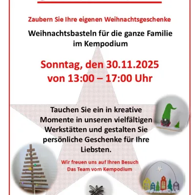 Simsalabim Weihnachtsbasteln für die ganze Familie im Ke…