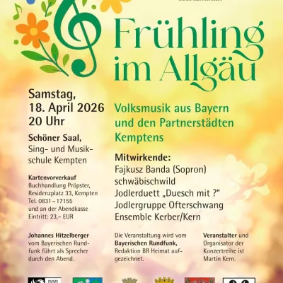 Konzertreihe Frühling im Allgäu in Kempten