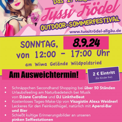 Tussi Trödel Outdoor-Sommerfestival 2024 in Wildpoldsried