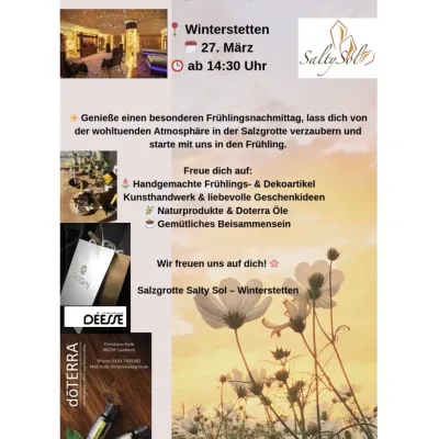 Frühlingsmarkt in der Salzgrotte Salty Sol